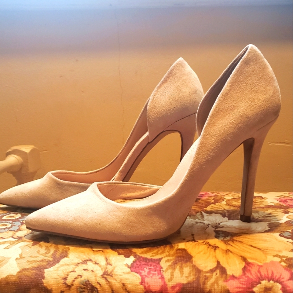 Steve Madden Blush Suede Stilletto Heels